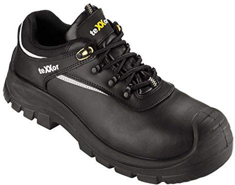 teXXor® S3-Sicherheitshalbschuhe COLMAR, schwarz/schwarz, Gr. 47