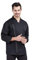 Nanxson Unisex Kochjacke Bäckerjacke Herren Damen Langarm Küche Reißveschluss Kochbekleidung Uniform CFM0058