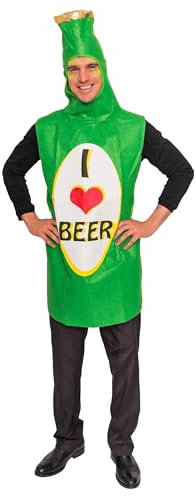 Deiters Kostüm Bierflasche grün one size