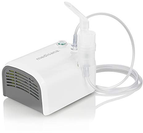 medisana IN 520 Inhalator, Kompressor Vernebler mit Mundstück und Maske für Erwachsene und Kinder, bei Erkältungen oder Asthma mit umfangreichem Zubehör