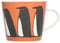 Scion Living - Keith Brymer Jones Collaboration Range - Pedro Penguin Ceramic Mug - Pimento - 350ml