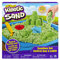 Kinetic Sand, Sandkasten-Spielset mit 0,5 kg Grün und 3 Formen, für Kinder ab 3 Jahren