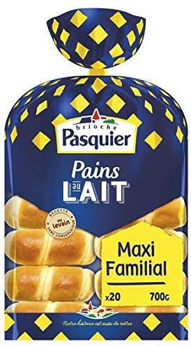 BRIOCHE PASQUIER - Pains Au Lait 700 G - Lot De 4 - livraison offerte