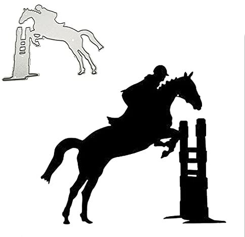 ECMQS Pferd DIY Stanzschablone, Scrapbooking Prägeschablonen Stanzformen Schablonen Für Scrapbooking, Fotopapier, Karten, Handwerk Prägen