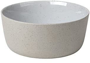 blomus -SABLO- Keramik Schale 13cm, Servierschale, Suppenschale, Snack Bowl, spülmaschinenfest, bruchfest, Farbe Cloud, Material Keramik (64162)