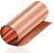 Rollo de Chapa de Cobre Puro, Hoja de Metal para Joyas y Soldadura, Bricolaje - 1000 mm x 0,1 mm (100 mm)