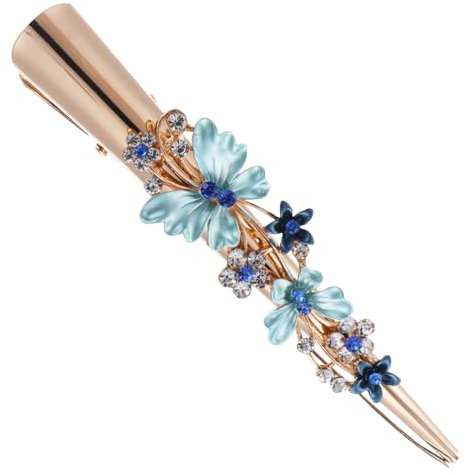 FRCOLOR Metall Haarclip Blumen Design Elegante Haarspange Für Party Festival Und Alltag Haarschmuck Damen Styling Zubehör