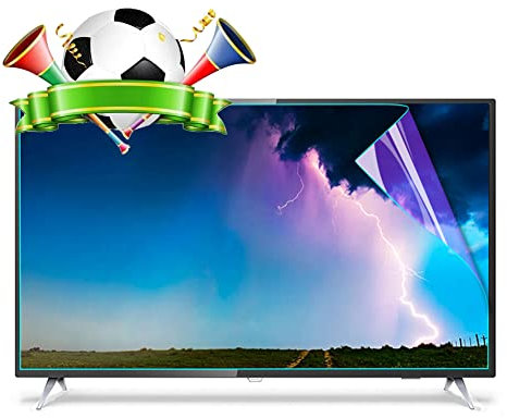 AIZYR Monitor Blue Light Screen Protector Anti Scratch/Anti Glare e Reflection Film Filter, per LCD da 75-85 Pollici, 4K OLED e QLED HDTV e Superficie Curva,85inch 1902x1089mm