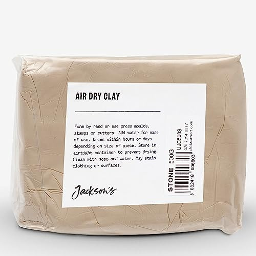 Jackson's Air Dry Clay Mineral 500g Stone Modelling Sculpting Crafting