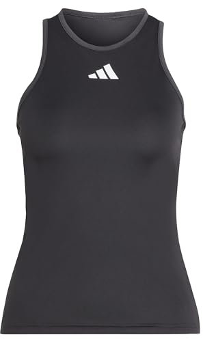 adidas Damen Club Tennis Tank Top, Black, L