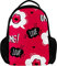 OMG Damen-Rucksack für Damen und Herren, Mund, Rot, Mehrfarbig, 27.5x13x40cm, Rucksack Rucksäcke