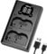 DSTE EN-EL3E Battery USB Dual Quick Charger with LCD Display Compatible for Fujifilm NP-150,Olympus PS-BLM1 PS-BLM5,Minolta NP-400,Samsung SLB-1674,Pentax D-LI50