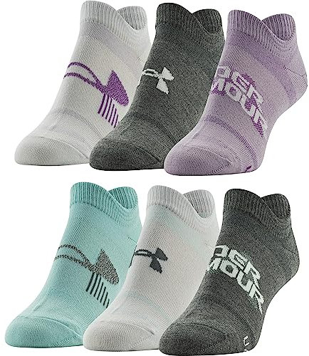 Under Armour Damen Essential 2.0 Lightweight No Show Socken 6 Paar