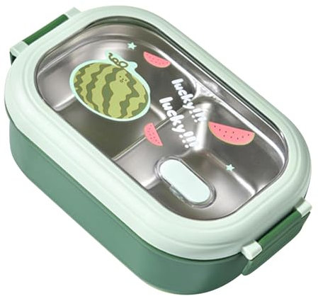 Térmica Robusta de Acero Inoxidable, Caja Fuerte, Portátil para Oficina (Verde)