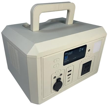 OSMARI Generatore Esterno da 600 W Alimentatore per accumulo Domestico 220 V Alimentatore di Emergenza per Campeggio Solare da Picnic all'aperto