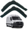 Set mit 2 Windabweisern, kompatibel mit den Modellen MERCEDES-BENZ SPRINTER 2019 2020 2021 2022 2023 2024 2025.