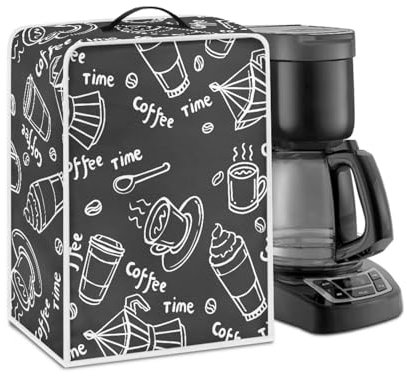 Kathyboom Coffee Ice Cream Coffee Machine Dust Covers Fingertips Stain Resistant Covers for Coffee Makers Blender Stand Mixer Protector Keep Kitchen Office Clean Home Decor