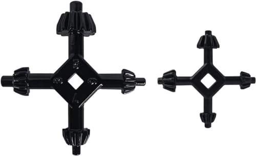 2 Stück Bohrfutter Schlüssel, 4 in 1 Bohrer Chuck Key zum Festziehen und Lösen des Spannfutters, Handbohrwerkzeug Bohrfutterschlüssel mit 4 Schlüsselgrößen für Die Meisten Bohrer und Elektrowerkzeuge
