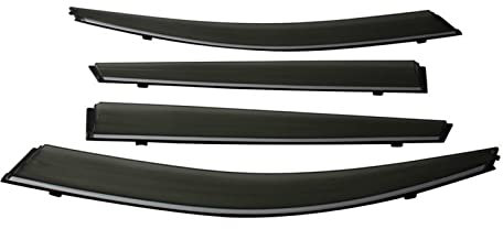 Seitenfenster Regenabweiser Windabweiser 4 Stück Auto-Seitenfenster-Deflektor Fenster Visor Vent Für Hyundai Für Kona Für Encino Für Kona 2022 2023 Windschutz Sonne Regenschutz Sonnenschutz Visiere