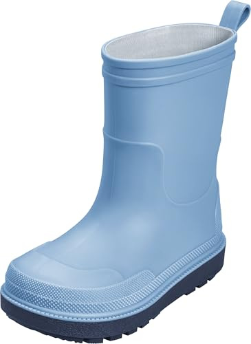 Playshoes Regenstiefel Unisex Kinder Gummistiefel, Blau, 34 EU
