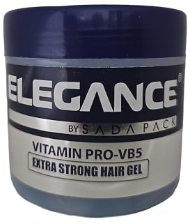 Elegance Strong Hair Styling Gel für Männer - Vitamin zum Schutz und Stärken der Haare, 250 ml (Aqua