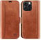 OCASE for iPhone 16 Pro Case, PU Leather Wallet, Magnetic Flip Folio Cover with RFID Blocking, Card Holders, Shockproof TPU, and Kickstand for 6.3 Inch iPhone 16 Pro (2024), Retro Brown