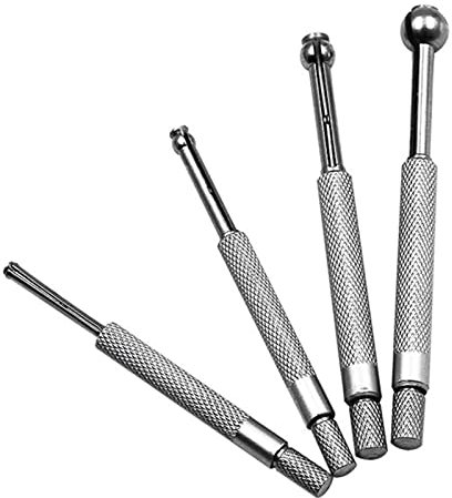 Verbessertes 3-13 mm kleines Lochlehre-Set, 1/8 Zoll, teleskopierbar, rund, kugelförmig, gehärtete Bohrungslehre