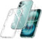 Qasyfanc Camera Cover Case Compatible with iPhone 16 Plus 6.7 with 2 Pack Tempered Glass Screen Protector, Non-Yellowing Shockproof Phone Bumper Cover, Hard PC Anti-Scratch Case Clear