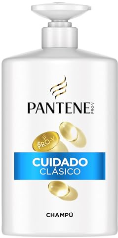 Pantene Pro-V Classic Clean Shampoo 1000 ml mit Spender für normales und Mischhaar, schützt die Haarbindung, ohne Mineralöle und Farbstoffe