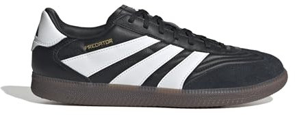adidas Unisex Predator Freestyle Indoor Football Shoes Fußballschuhe, Core Black/Cloud White/Gold Metallic, 42 EU