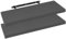WOLTU 2X Wandregal Wandboard Bücherregal Regale für Deko Wandablagen aus MDF Holz, 2er Set Hängeregal Dunkelgrau, 90x23x3,8cm RG9370dgr-2