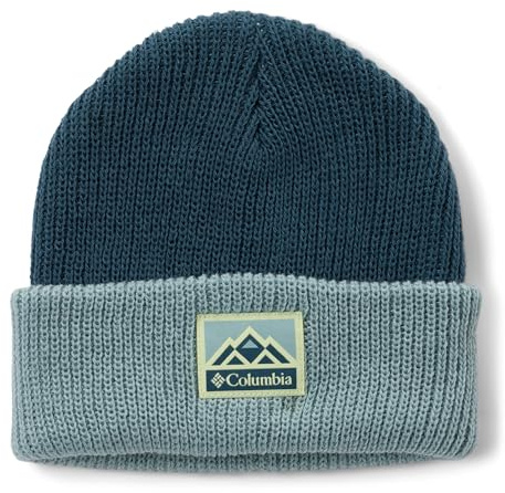 Columbia Whirlibird Unisex Mütze mit Bündchen, Everblue, Crushed Blue, Mountains, O/S