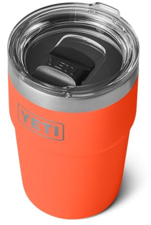 YETI Rambler Stapelbarer Becher mit magslider deckel, Papaya, 16 oz (475 ml)