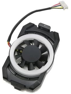 QKFTCSDW 1FY04010E12S RTX3060Ti RTX3080 Kompatibel mit RTX 3060 3070 3080 Ti 3090 Apocalypse OC Serie RGB-Rückwandlüfter(1-Fan)
