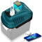 【Verbessert】 100W für Makita 18V Akku Ladegerät Adapter, TEPULAS USB Handyladegerät Stromquellen Adapter für Makita mit USB & Typ C