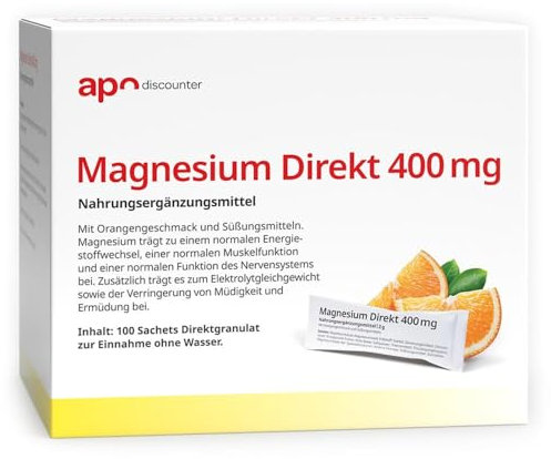 Magnesium Direkt 400 mg von apodiscounter 100X2 g