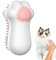 Hunde-Shampoo-Bürste, Schrubber aus Silikon, weiche Borsten, Shampoo-Bürste, Massage-Reinigungszubehör mit Spender, Haustier-Badekamm für Badewanne