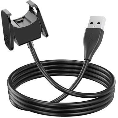 MohLythrix Ladegerät kompatibel mit Fitbit Charge 4 Ladekabel, USB-Schnellladekabel, Ersatz für Charge 4 Herzfrequenz-Fitnessarmband, 100 cm