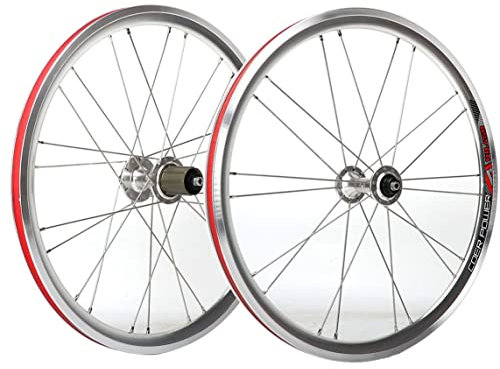 20 Tum 406 Mountain Bike Wheels Bicycle Wheelset 7-11 Speed ​​Front Back Wheels 100-130mm V Brake 20/24 Hole 4 Peilin Quick Release Rostfritt Stål