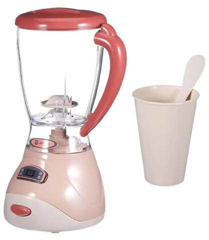 Baoqifong Toy Kitchen Blender, Pretend Play Kitchen Mixer Kids Blender, Role Imitate Educational Prop Game Juicer for Boys Girls Preschoolers Students in Park Kindergarten