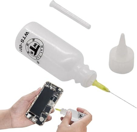 Needle Tip Dispenser – Fine Point Liquid Dropper Squeeze Tool, Reusable PVC Applicator | Controlled Flow Bottle With Precision Cap For Quilling Crafting Alcohol Ink Fabric Projects Soldering Art