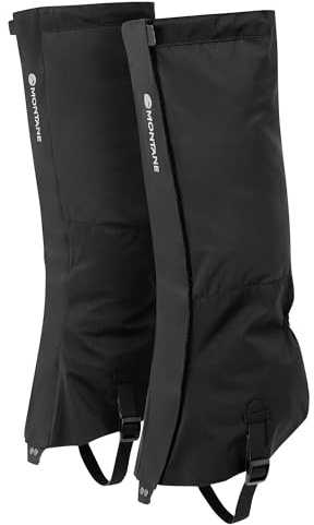 Montane Cetus Wasserdichte Gamaschen, Schwarz , 90