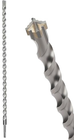 MOXPIFY 18mm SDS Masonry Drill Bit 600mm Long for Reinforced Concrete | Brick Walls, 18 mm Hammer SDS Plus Drill Bit (18mm x 600mm)