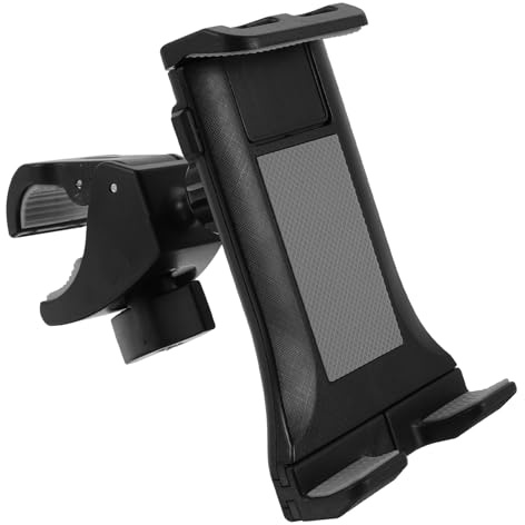 BETOOKY Tablette Halterung für Kinderwagen und Heimtrainer aus Abs und Gummi Stabile Handyhalterung für Lenker bis 22mm für Sportgeräte und Jogging