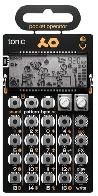 Teenage Engineering PO-32 Tonic Pocket Operator - Leistungsstarker Drum- und Percussion-Synthesizer mit eingebautem Mikrofon