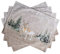 Maison d' Hermine Tischset, 100% Baumwollstoff Set mit 4, dekorative, waschbare Oster-Tischsets für Zuhause, Küche, Essen und Camping, Deer in The Woods – Erntedankfest/Weihnachten (33cm x 48cm)