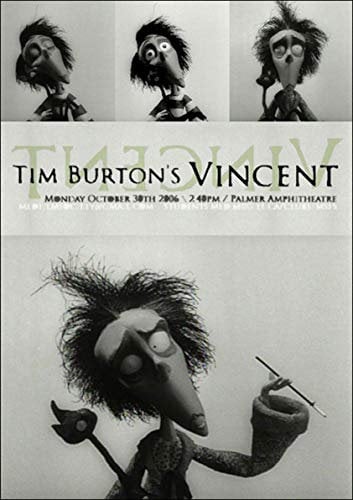 Poster Vincent Tim Burton Film Cult