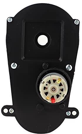 Caja de cambios RS380 Caja de cambios de la dirección del motor eléctrico Resistente al desgaste de bajo ruido para niños Piezas de repuesto para montar con motor(12V 5000Rpm)