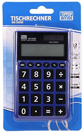 TTO Taschenrechner ''DG-555M'' 12-Stellig, Neon Mix