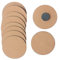 IVEI DIY MDF-Holzplatte, runder Bastelmagnet – Kühlschrankmagnete, leere Ausschnitte – 10er-Set – 3 mm – 7,6 cm Durchmesser zum Malen, Basteln, Decoupage, Kunstwerke aus Kunstharz und Dekoration